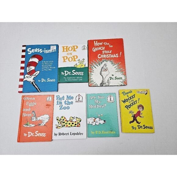 lot of 7 Dr. Seuss Horton Hears A Who Beginner Books - Picture 1 of 8
